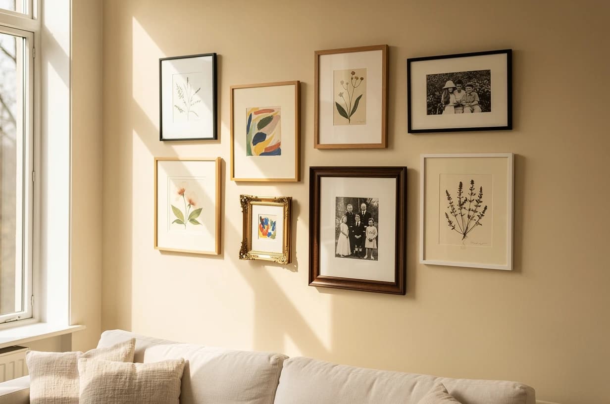 Gallery wall jako inspirace