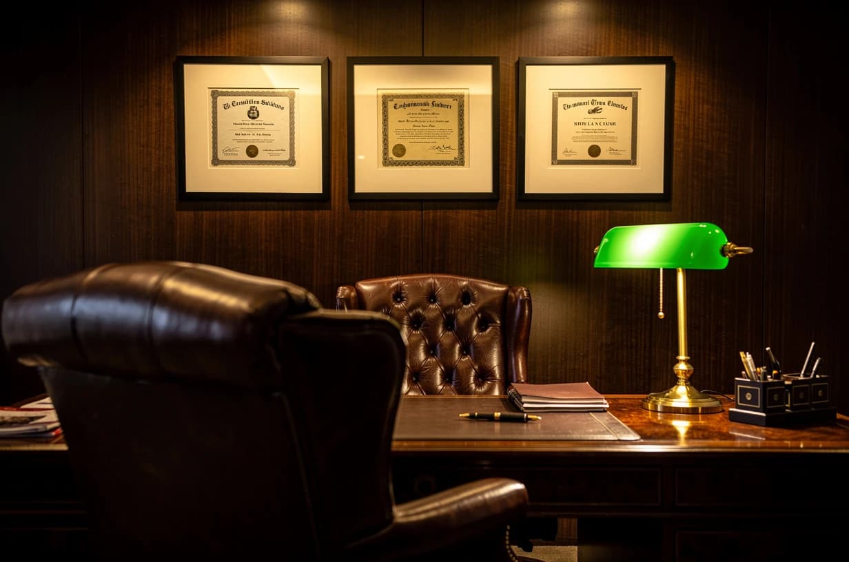 rámování diplomů a certifikátů